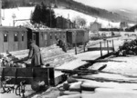 Holzverladung im Bahnhof Winkelsdorf/Sudetenland. (1944) <i>Foto: RVM (Ittenbach)</i>