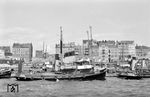Motorschlepper "Michel" im Hamburger Hafen. (31.07.1956) <i>Foto: Kurt Eckert</i>