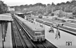 ET 171 009 (LHB/BBC, Baujahr 1940) im Bahnhof Blankenese. (31.07.1956) <i>Foto: Kurt Eckert</i>