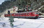 517 003 und 517 002 erreichen als N 5673 den Bahnhof Bad Schwalbach. (20.01.1983) <i>Foto: Joachim Bügel</i>