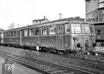 Der Kasselaner ETA 150 527 war gerade ein halbes Jahr alt (Indienststellung am 16.07.1960), als Reinhard Todt ihn im Bahnhof Volkmarsen ablichtete. (01.1961) <i>Foto: Reinhard Todt</i>