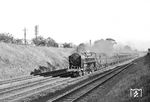 British Rail Standard class 7MT "Britannia" Pacific No. 70040 "Clive of India" auf der East Coast Line nahe Wymondley (Hertfordshire).  (1961) <i>Foto: A.E. Durrant</i>
