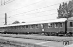 Der am 16.06.1953 beim Aw Neumünster abgenommene AB4üm-Wagen "11803 Han" in München. (09.1953) <i>Foto: Dr. Scheingraber</i>