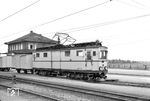 Gütertriebwagen 20 (Baujahr 1928) der Oberrheinischen Eisenbahn-Gesellschaft Mannheim (OEG) in Mannheim-Seckenheim. (08.07.1961) <i>Foto: Helmut Röth *</i>