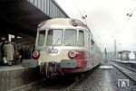 Ein RGP 825 Triebwagen der SNCF als TEE 155 "Parsifal" (Paris Nord - Dortmund) in Essen Hbf.  (04.1959) <i>Foto: Willi Marotz</i>