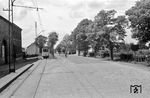 Tw 6422 (Talbot/AEG, Baujahr 1925) auf der Linie 22 an der Stadtgrenze von Eilendorf. (22.06.1958) <i>Foto: Gerd Wolff</i>