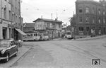 Straßenbahntreffen in Stolberg. (22.06.1958) <i>Foto: Gerd Wolff</i>