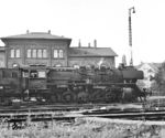 50 3586 (ex 50 637) war aus Magdeburg nach Helmstedt gekommen, um dort einen Güterzug zu übernhemen. (07.10.1965) <i>Foto: Joachim Claus</i>
