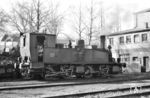 Mallet-Dampflokomotive (B'B n4vt) Nr. 62 der Reinheim-Reichelsheimer Eisenbahn (RRE) in Reichelsheim. (14.02.1959) <i>Foto: Kurt Eckert</i>