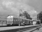 OHE DT 0522 (MaK, Baujahr 1959) als Triebwagen nach Hützel in Winsen an der Luhe. (02.09.1960) <i>Foto: Detlev Luckmann</i>