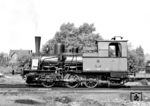 Lok 2 der Hoyaer Eisenbahn Gesellschaft (HEG) wurde 1914 von Hanomag unter der Fabriknummer 7312 abgeliefert und 1966 ausgemustert. (13.09.1960) <i>Foto: Detlev Luckmann</i>