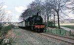 78 159 mit N 4080 aus Hattingen bei Wuppertal-Nächstebreck. Seit 1984 fährt hier kein Zug mehr.  (22.04.1967) <i>Foto: Wolfgang Bügel</i>