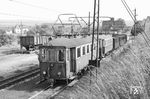 Zug der Albtalbahn in Ittersbach. (11.06.1959) <i>Foto: Gerd Wolff</i>