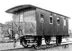 BCL-Lokalbahnwagen Nr. 8150 der Königl. Bay. Staatsbahn, Baujahr um 1880. (1907) <i>Foto: Slg. Dr. G. Scheingraber</i>