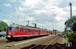 430 420/120 auf dem Rückweg von Soest nach Dortmund als N 5674 im Bahnhof Werl. (02.06.1984) <i>Foto: Wolfgang Bügel</i>