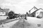 Der BDEF-Sonderzug nach Eyach mit Lok 15 in Burladingen. (11.05.1964) <i>Foto: Helmut Röth *</i>