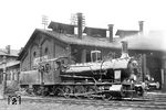 Die pr. G 7.1 - 55 209 (Schichau, Baujahr 1904) - im Bw Letmathe. Die Lok wurde im Dezember 1933 ausgemustert. (1931) <i>Foto: DLA Darmstadt (Bellingrodt)</i>