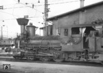 Lok 671 der Graz-Köflacher-Eisenbahn während des Jubiläums "100 Jahre Brennerbahn" in Innsbruck. (23.09.1967) <i>Foto: Slg. Eisenbahnstiftung</i>