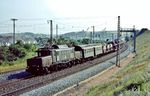 194 580 (Bw Nürnberg 2) gehörte 1984 noch zum Planbestand der DB und ist hier mit einem Dgm bei Rottendorf unterwegs. (22.07.1984) <i>Foto: Wolfgang Bügel</i>