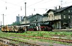 50 3666 mit dem Nachmittagsgüterzug Ng 65323 nach Oelsnitz in St. Egidien. (17.05.1986) <i>Foto: Wolfgang Bügel</i>