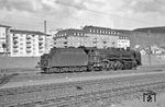 39 236 war vom 17.11.1946 bis 15.10.1958 in Heidelberg stationiert. In ihrer Heimat schickt sie sich an, die nächste Zugleistung zu übernehmen.  (04.04.1958) <i>Foto: Helmut Röth *</i>