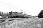 ET 25 001 (Baujahr 1935) unterwegs als Et 538 bei Rosenheim.  (25.05.1958) <i>Foto: Helmut Röth *</i>