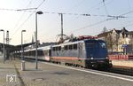 110 469 mit dem NationalExpress-Ersatzzug RB 20158 (Ersatzzug für RB 32428) nach Wuppertal-Oberbarmen in Solingen Hbf. (20.02.2018) <i>Foto: Joachim Bügel</i>