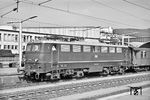 E 10 160 (Bw Frankfurt/M-1) zu Gast in Heidelberg Hbf. (19.07.1958) <i>Foto: Helmut Röth *</i>