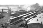 Seefischverkehr im Hamburger Hafen. (12.1938) <i>Foto: Walter Hollnagel</i>