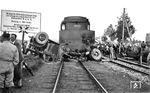 Nähere Angaben zu diesem folgenschweren Unfall in Böhmen, an der die CSD 423.081 beteiligt war, liegen nicht vor. (1938) <i>Foto: Pressefoto Schneider</i>