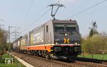 Hectorrail 241.002 und 241.010 vor DGS 41029 (Krefeld-Uerdingen - Melzo) bei Immigrath. (14.04.2018) <i>Foto: Joachim Bügel</i>