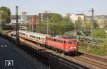 Statt einer 181 kam 115 459 mit dem Freitags-PbZ 2470 (Frankfurt - Dortmund) durch Wuppertal gefahren. (20.04.2018) <i>Foto: Wolfgang Bügel</i>