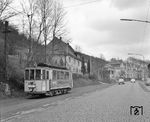 Tw 13 in der Endstation Letmathe. (03.1959) <i>Foto: Reinhard Todt</i>