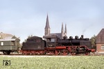 Nach dem 1977 bei der DB eingeführten Dampflokverbot, mussten Sonderfahrten auf nichtbundeseigene Eisenbahnstrecken ausweichen, wie hier 24 009 auf der Westfälischen Landeseisenbahn in Wadersloh. (19.09.1982) <i>Foto: Peter Schiffer</i>
