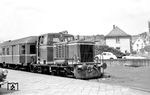 Diesellok VL 11 (MaK, Baujahr 1958) in Bad Orb. (22.05.1964) <i>Foto: Helmut Röth *</i>
