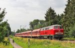 V 160 002 mit Sonderzug DPF 1763 (Münster - Willingen) bei Solingen. (16.06.2018) <i>Foto: Joachim Bügel</i>
