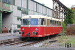 Der ehemalige VT 50 der Hersfelder Kreisbahn (Waggonfabrik Uerdingen, Baujahr 1955, Fabriknummer 60229) im LWL-Industriemuseum Henrichshütte in Hattingen.  (07.09.2018) <i>Foto: Burkhard Walbersloh</i>