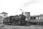 55 4455 (Bw Gremberg) ist soeben mit einem Sonderzug in Bindweide auf der Westerwaldbahn eingetroffen. (10.09.1971) <i>Foto: Wolfgang Bügel</i>