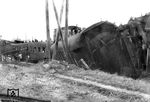 Bei dem Unfall waren 13 Tote, 40 Schwer- und 60 Leichtverletzte zu beklagen. (25.08.1929) <i>Foto: Slg. Eisenbahnstiftung</i>