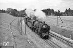 18 603 und 18 615 führen den D 91 nach München zwischen Röthenbach und Heimhofen. (08.06.1962) <i>Foto: Helmut Röth</i>