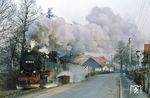 99 7243 fährt "Unter den Zindeln" am Westerntor durch Wernigerode.  (11.03.1977) <i>Foto: Peter Schiffer</i>