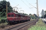 485 005 am Einfahrvorsignal von Lörrach-Stetten. Hier verlaufen "Wiesentalbahn" (Basel - Zell) und "Gartenbahn" (Weil - Lörrach) parallel. (03.07.1979) <i>Foto: Peter Schiffer</i>