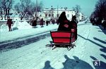 Straßenszene in Smolensk im Winter 1941/42.  (1941) <i>Foto: Privatfoto</i>