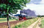 01 1066 mit D 18626 auf dem Rückweg nach Nürnberg bei Sulzbach-Rosenberg. (23.07.1985) <i>Foto: Joachim Bügel</i>