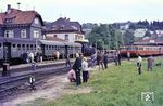 Abschiedssonderfahrt mit FK 261 bei der Frankfurt-Königsteiner Eisenbahn, aufgenommen in Königstein. Kurz darauf, am 05.06.1968 wurde sie ausgemustert. (11.05.1968) <i>Foto: Dieter Junker</i>