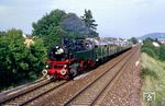 86 457 mit dem Pendelzug E 18566 nach Nürnberg bei Hersbruck rechts der Pegnitz. (03.08.1985) <i>Foto: Joachim Bügel</i>