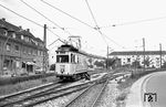 Tw 43 auf dem Weg nach Kirchheim in Heidelberg-Handschuhsheim. (21.06.1964) <i>Foto: Helmut Röth</i>