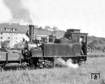Lok 15 mit einem Güterzug bei Lüdenscheid-Worth. (17.07.1964) <i>Foto: Gerhard Moll</i>