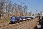 110 469 fährt mit NX-Ersatzzug RB 32457 nach Köln Hbf in Wuppertal Hbf ein. (21.03.2019) <i>Foto: Zeno Pillmann</i>