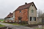 Die Reste der ehemaligen Blockstelle Steinfeld (Schrankenposten 31) zwischen Oker und Vienenburg. (30.03.2019) <i>Foto: Ralf Opalka</i>